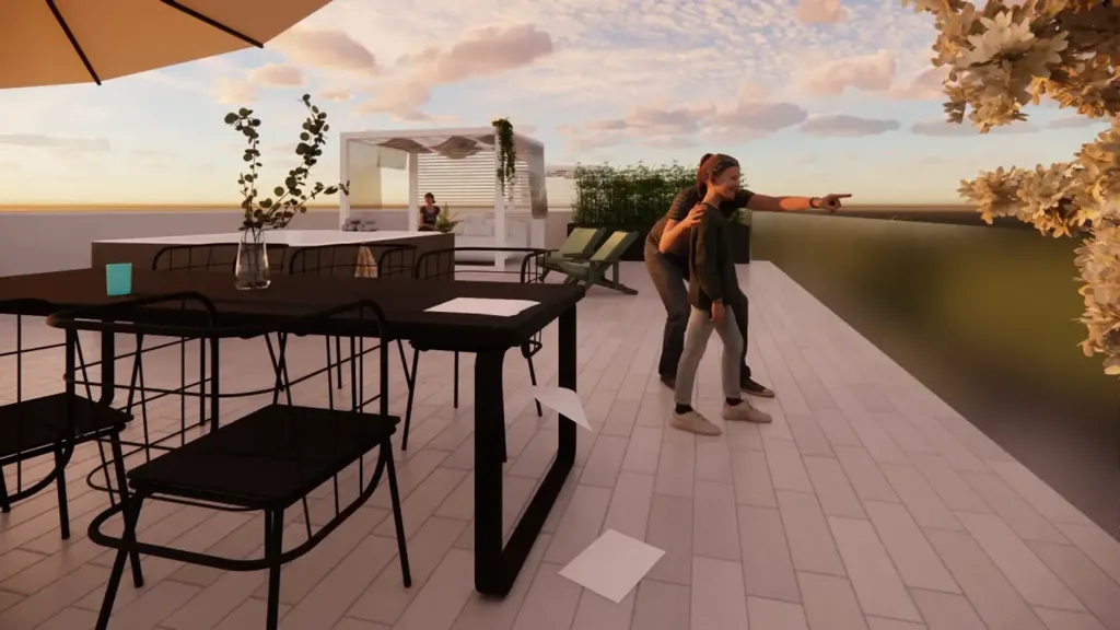 Terrasse - Contemporary Triplex with Terrace in Schio