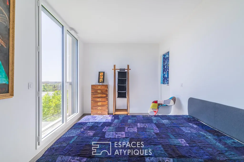 Camere da letto - Rooftop Apartment with Sea View in Montpellier