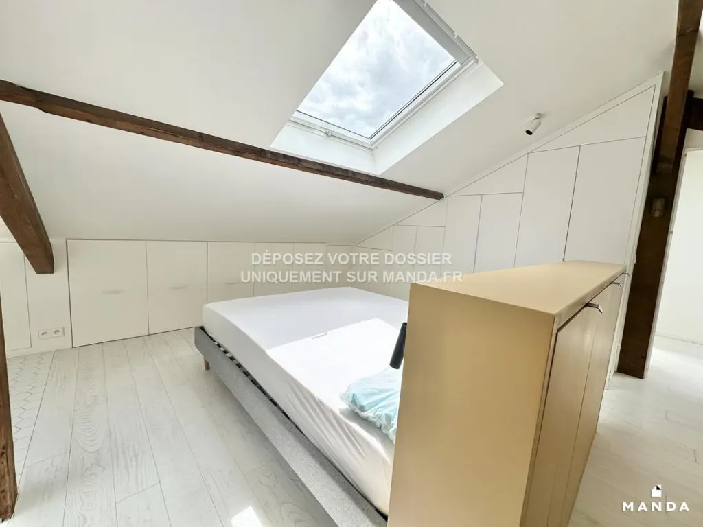 Bedrooms - Duplex Flat with Balcony in Ivry-sur-Seine