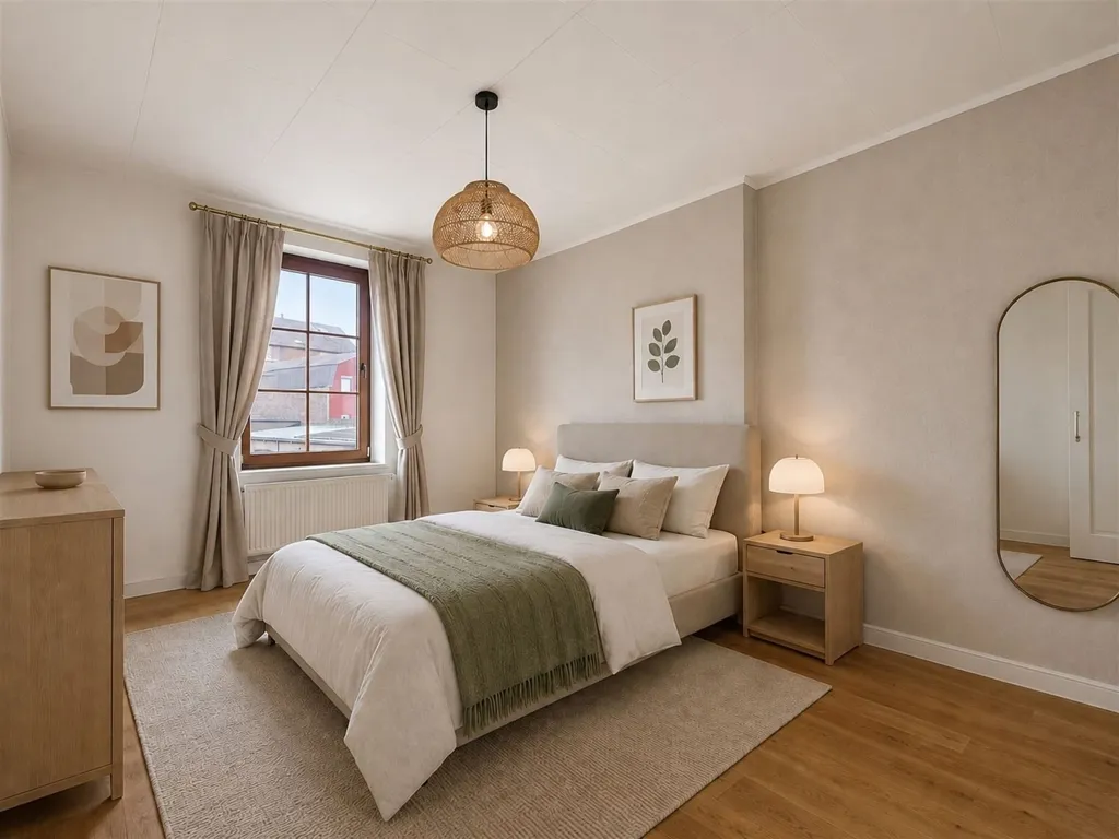 Chambres - Maison 3 Façades avec Jardin et Terrasse à Roufosse
