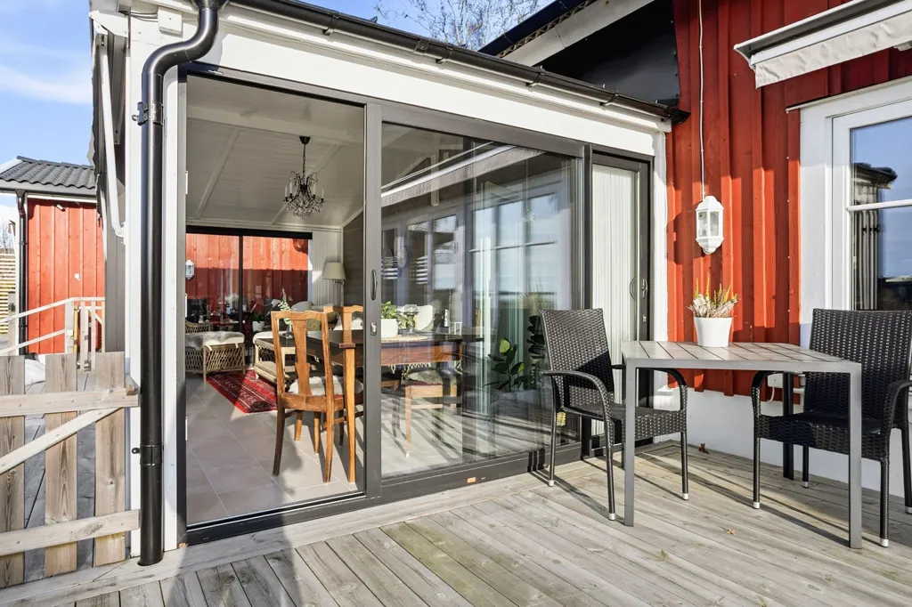 Terraza - Villa with Sea View in Hanhals
