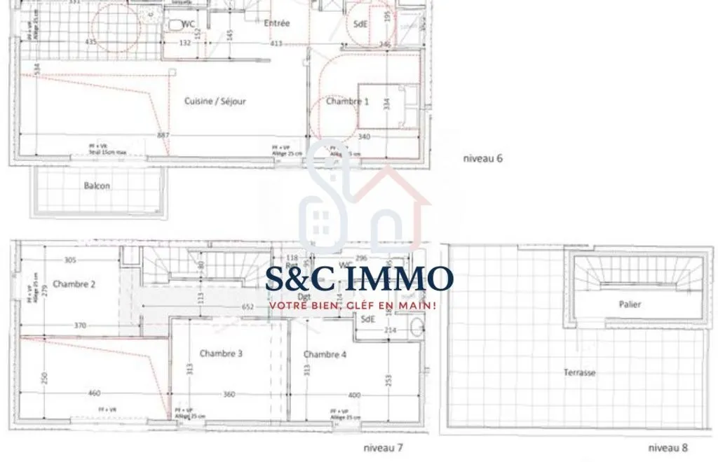 Plaan - Luxury Apartment with 4 Bedrooms in Aubervilliers