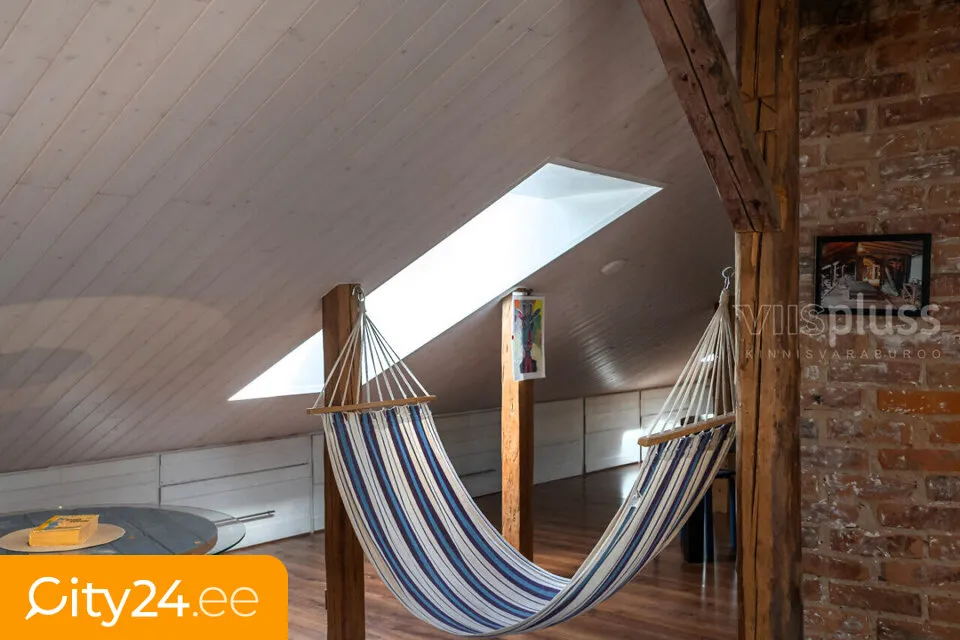 Pièces - Attic Flat with Terrace in Tartu Centre