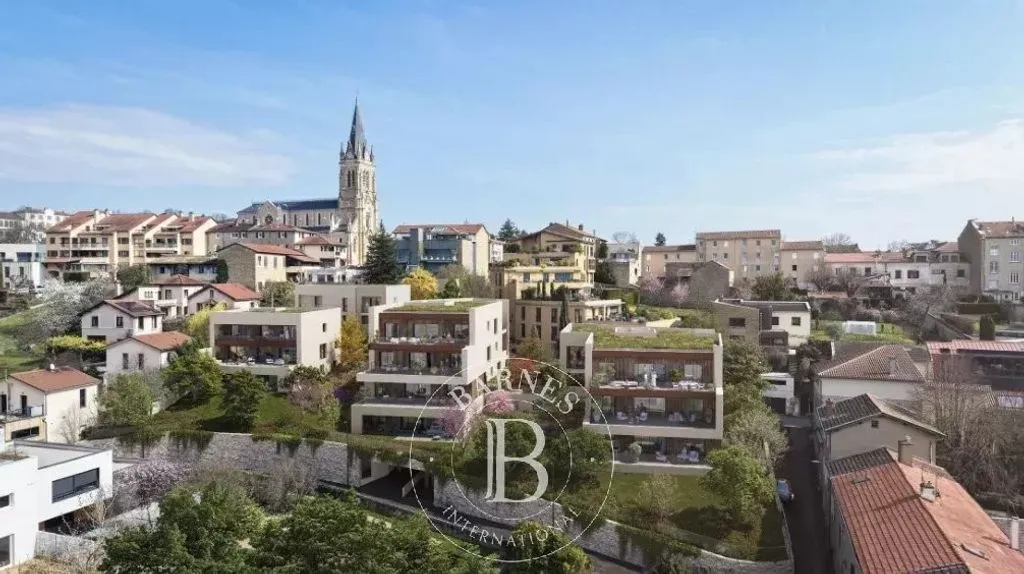 Vue aérienne - Appartement Neuf avec Balcon à Saint-Didier-au-Mont-d'Or