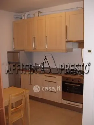 Köök - Modern Studio with Balcony in Cesena