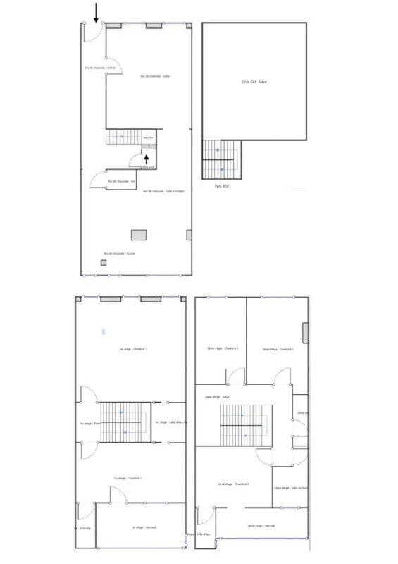 Floor Plan - Luxury House with Garden in Bordeaux