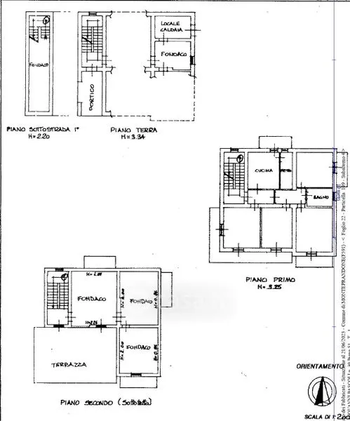 Planimetria - Bifamiliar House with Panoramic Terrace in Monteprandone