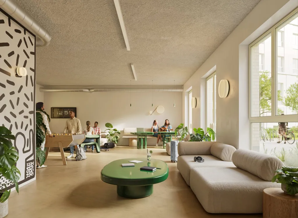 Living Room - Newly Built 1-Bedroom Apartment in Edegem