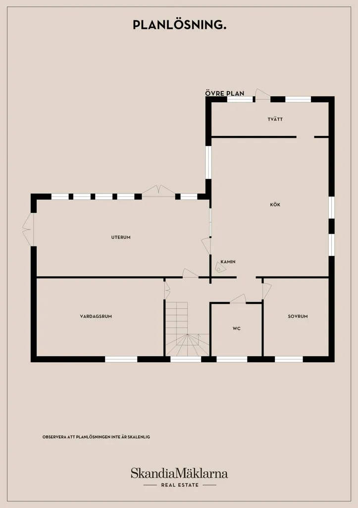 Plan - Two-Storey Villa with Pool in Upplands Väsby