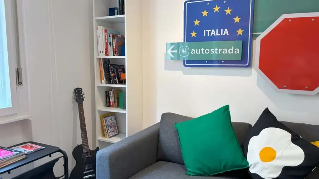 Séjour - Modern Studio with Terrace in Trieste