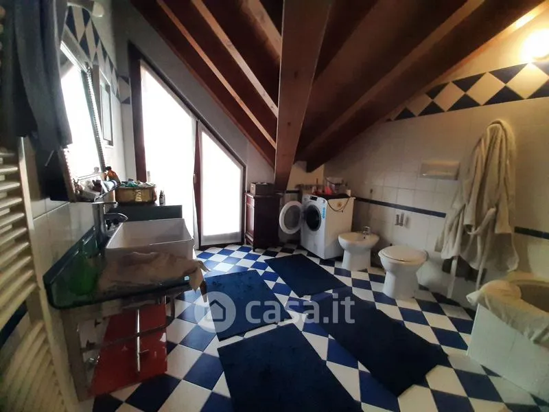 Bathrooms - Penthouse with Balcony in Treviglio