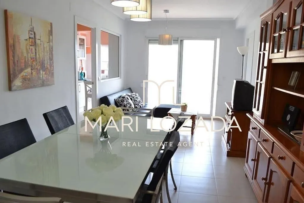 Salle à manger - Furnished Apartment with Balcony in El Perellonet