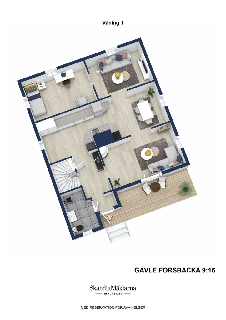 Plan - Villa with Lake View in Gävle