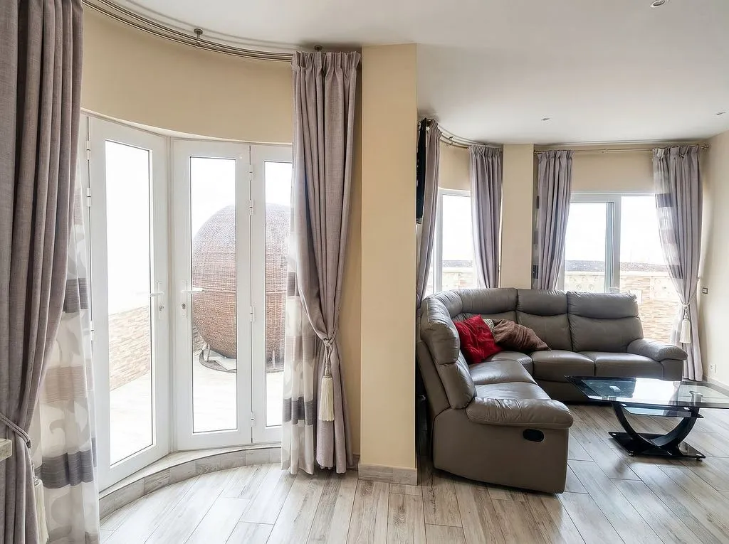 Living Room - Villa with Ocean View in Torviscas Alto