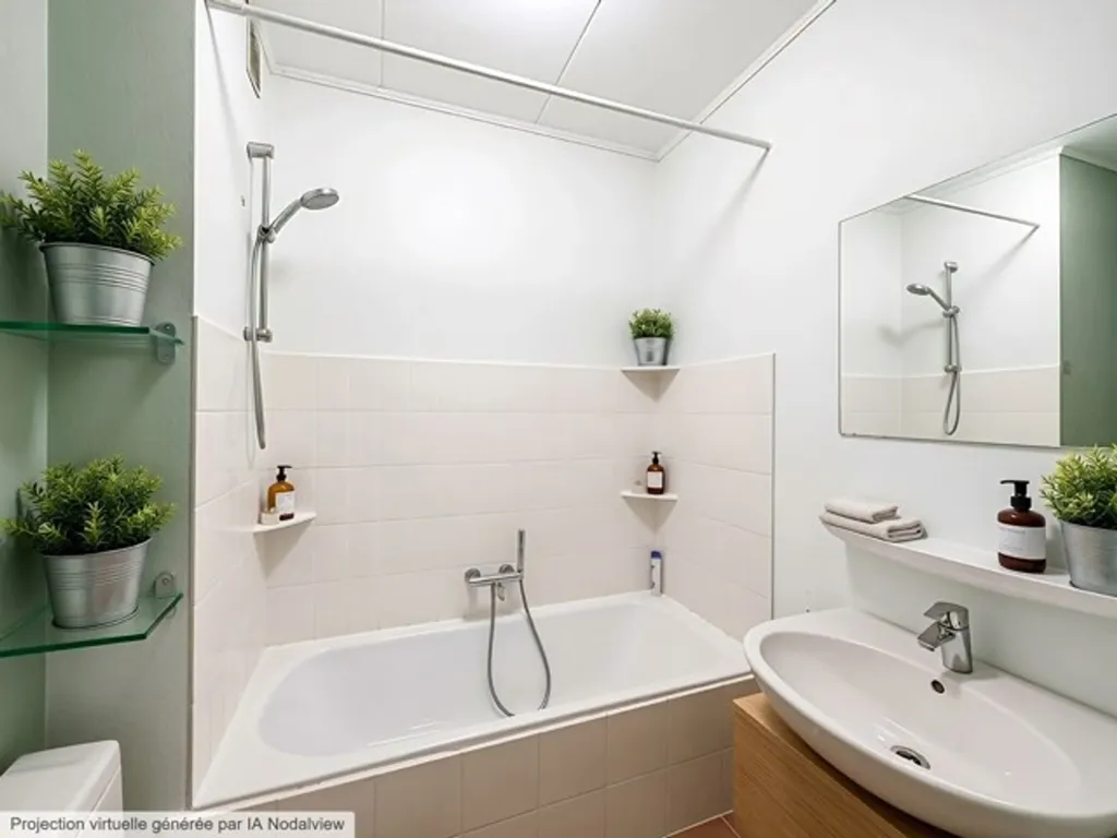 Bagni - 2-Bedroom Flat with Convertible Attic in Schaerbeek
