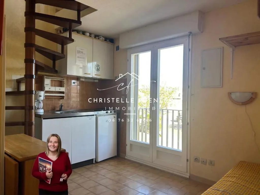 Köök - Duplex Apartment with Parking in Marseillan Plage