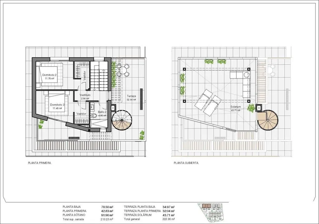 Plaan - New Build Semi-Detached Villa with Pool in Polop