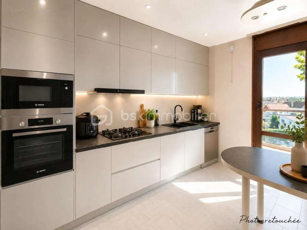 Cuisine - Appartement Familial avec Terrasse et Parking au Parc de Diane