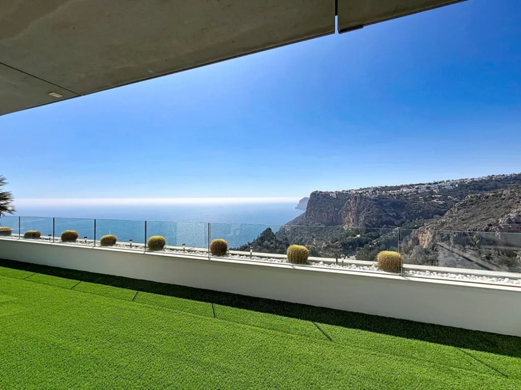 Terrasse - 3-Bed Flat with Pool in Benitachell