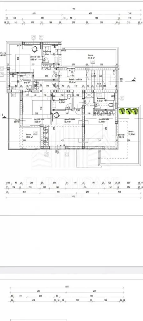 Plan - Modern Villa with Sea View in Ražanac