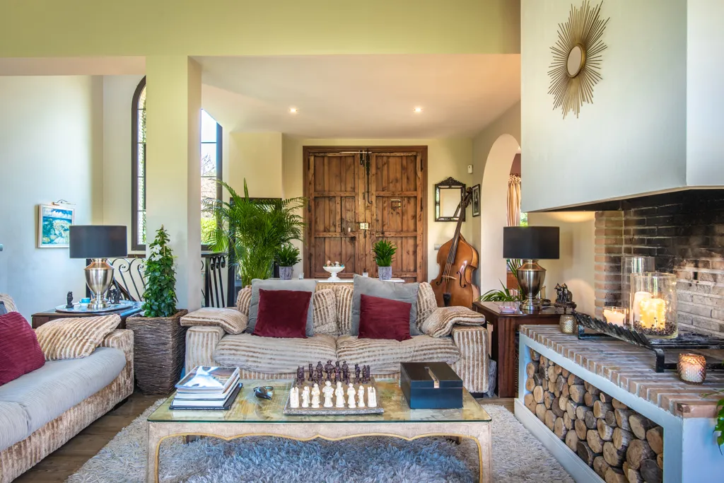 Soggiorno - Villa with Panoramic View in Estepona
