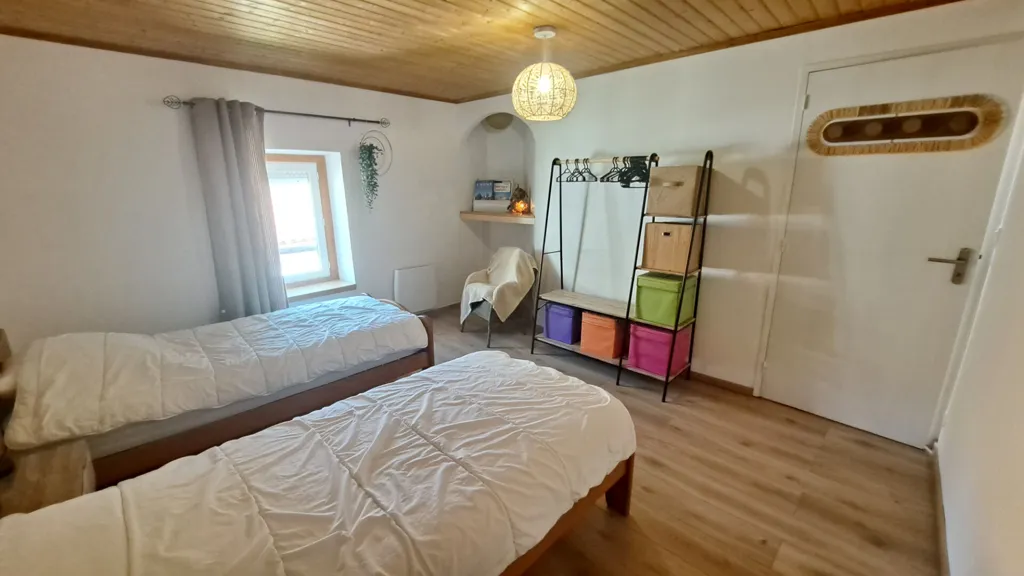 Camere da letto - Charming Stone House with Pool in Mervent