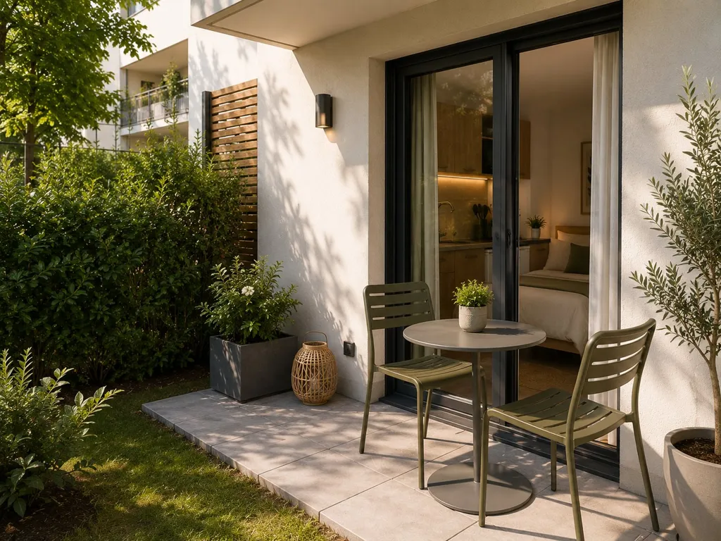 Terrace - Studio with Terrace near Tours