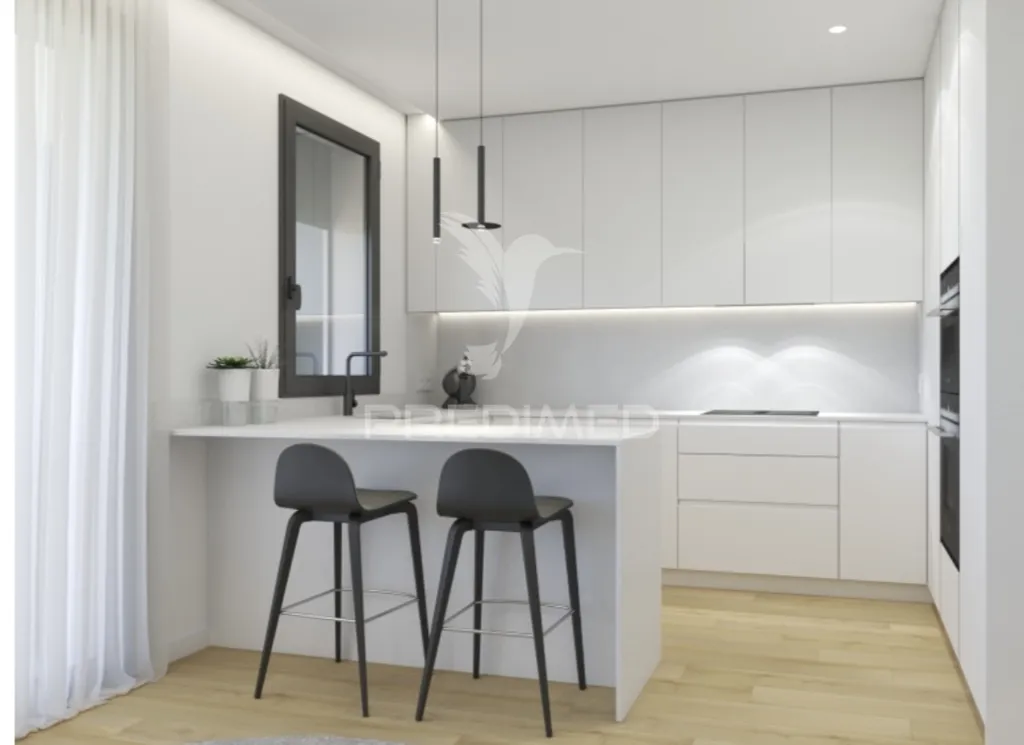 Köök - Luxury Condo with Private Garage in Leiria
