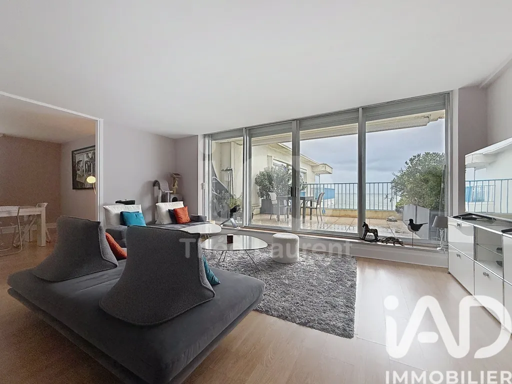 Séjour - Appartement Face Mer avec Terrasse à La Baule