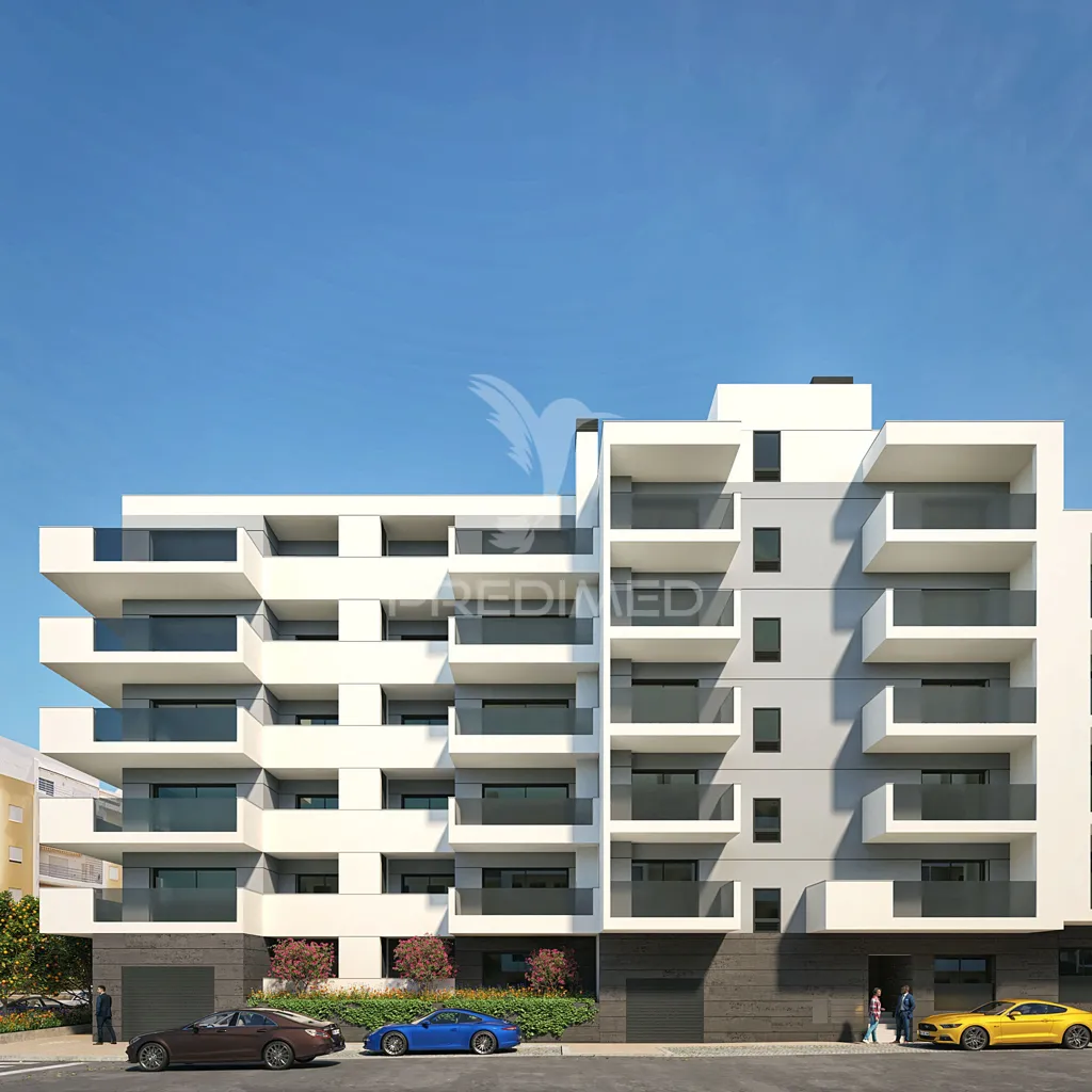 Exterior - T0+1 Apartment with Sea View in Construction