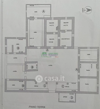 Plan - Rustic Casale with Private Garden in Ragusa