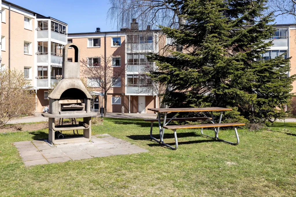 Garden - Well-Planned Two-Bedroom Flat with Balcony in Stockholm