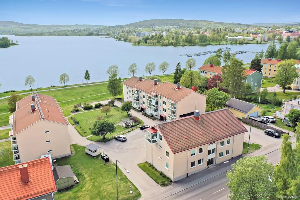 Vue aérienne - Apartment with Sea View in Härnösand