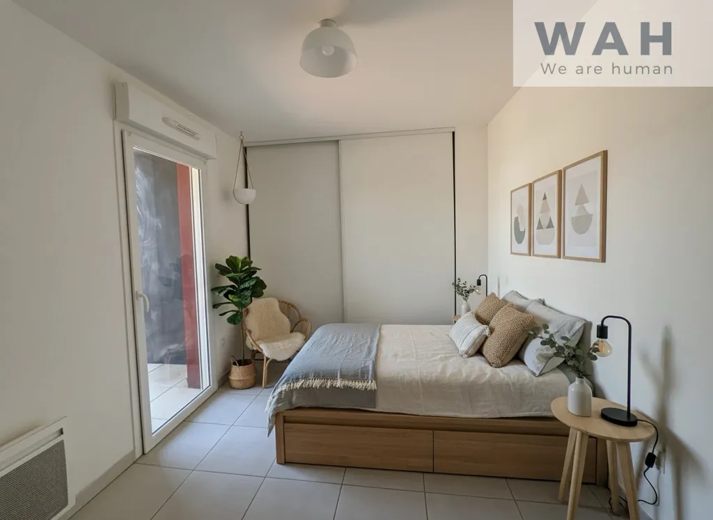 Chambres - Appartement T2 avec Terrasses au Quartier Terre Blanche, Frontignan