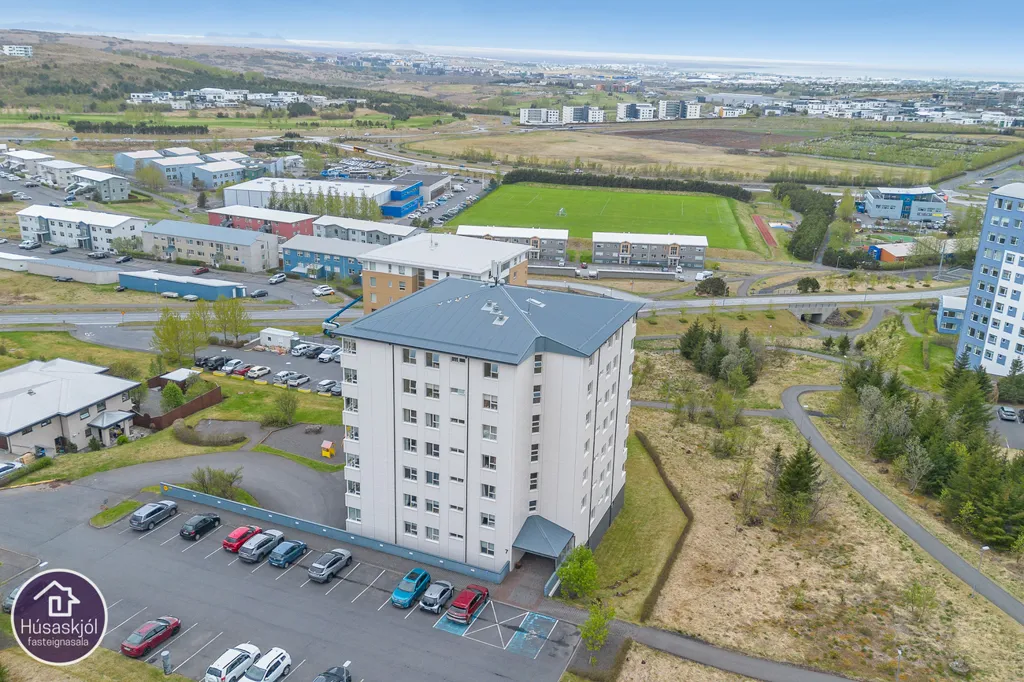 Vue aérienne - Apartment with Panoramic Views in Kopavogur