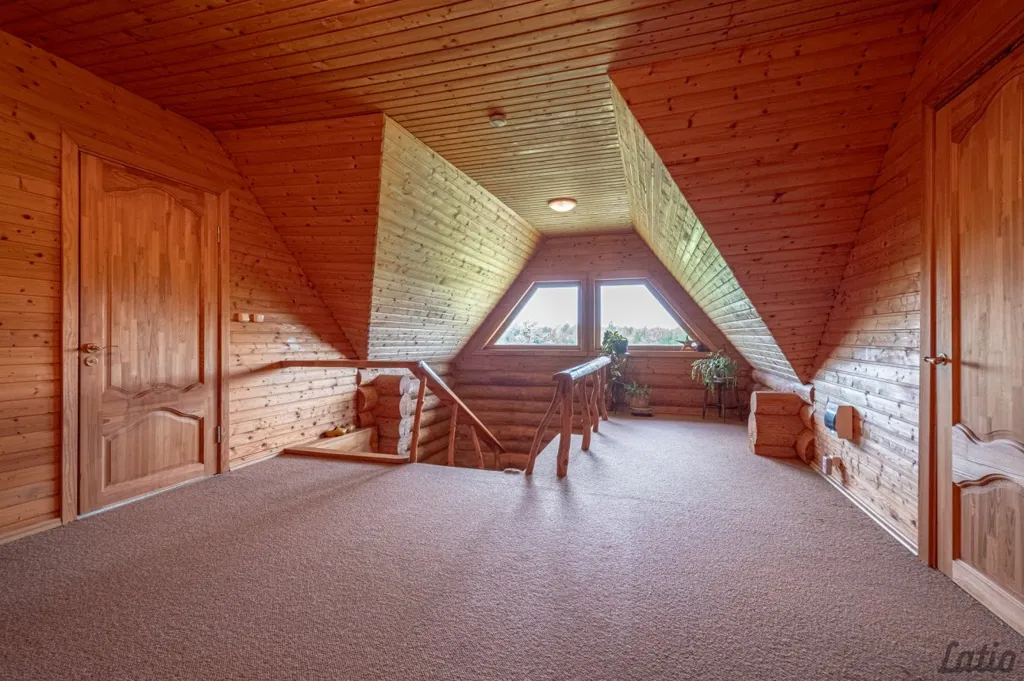 Entrée - Wooden Cottage with Lake View in Cēsis District
