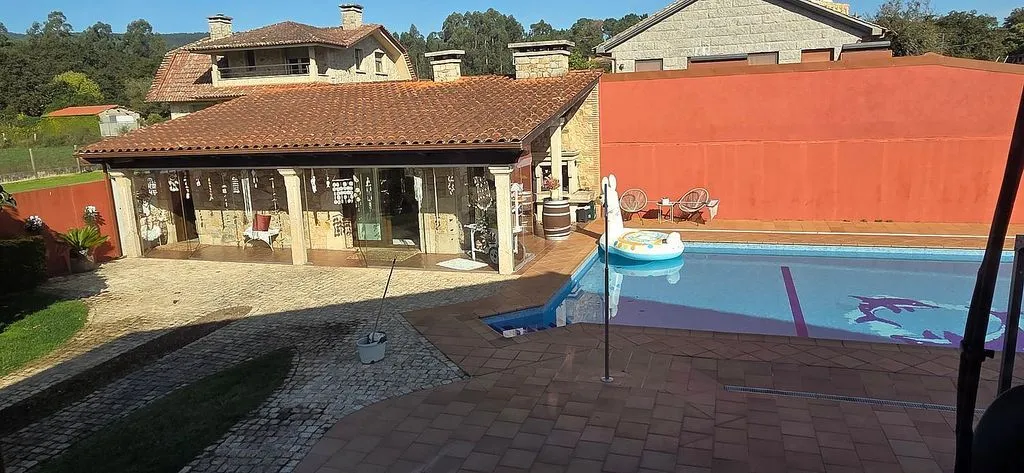 Piscine - Chalet with Pool and Terrace in Tomiño