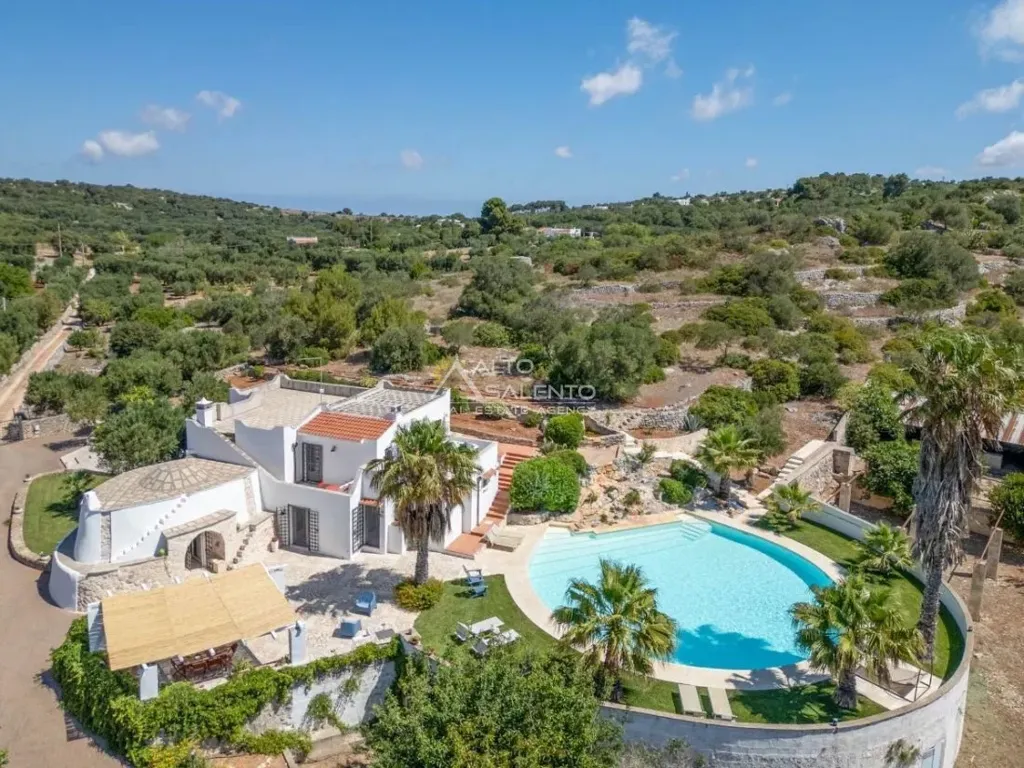 Aerial - Renovated Villa with Pool near Ostuni
