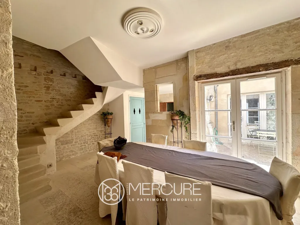 Sala da pranzo - Charmant Townhouse with Courtyard in Caen Centre