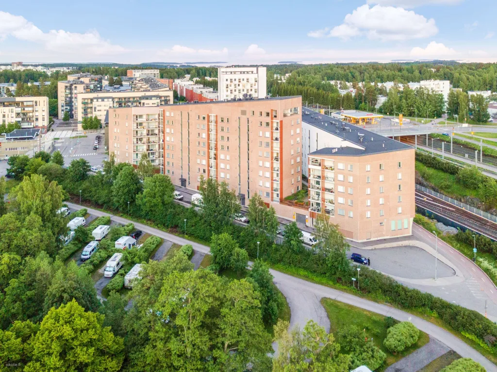 Vista aerea - Modern Flat with Balcony in Rastila, Helsinki