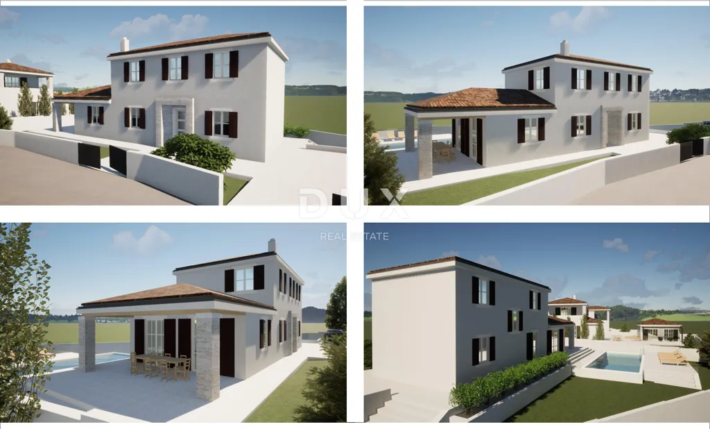 Plot with Modern House Design in Višnjan, Istra