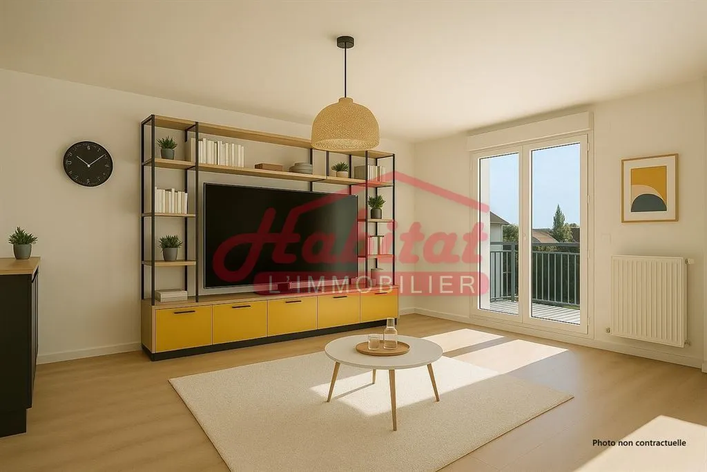 Elutuba - New 3-Bed Flat with Parking in Chelles Centre