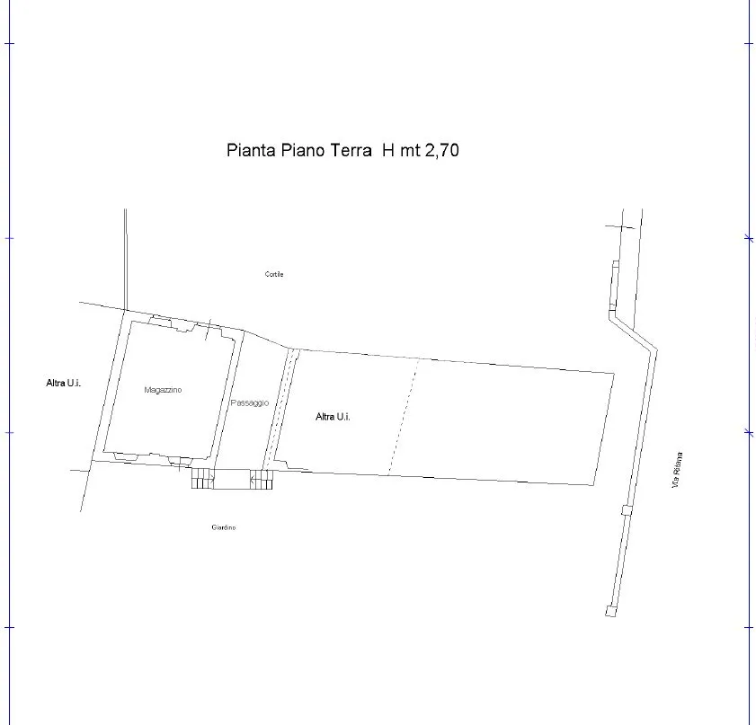 Plan - Rustic House with Panoramic View in San Sebastiano da Po