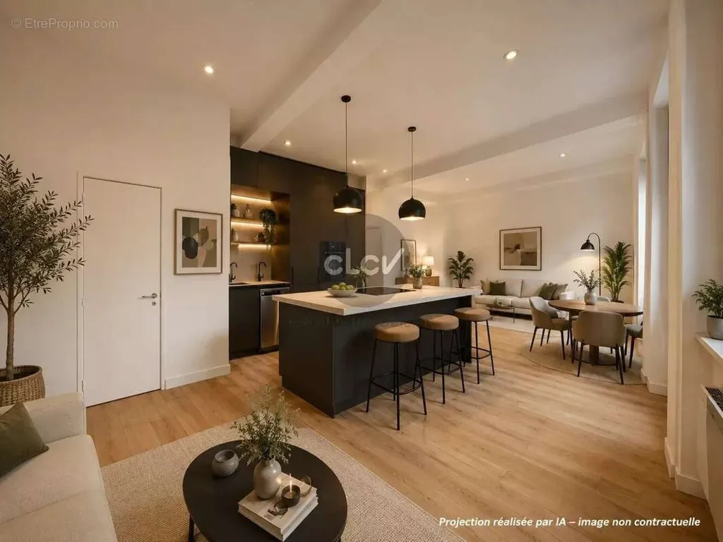 Appartement 1 pièces à Lyon-2e