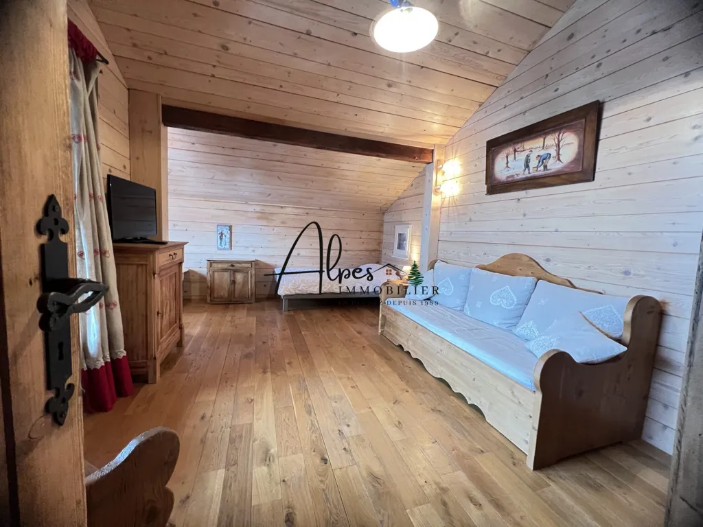 Chambres - Chalet Rénové avec Vue Panoramique à La Clusaz