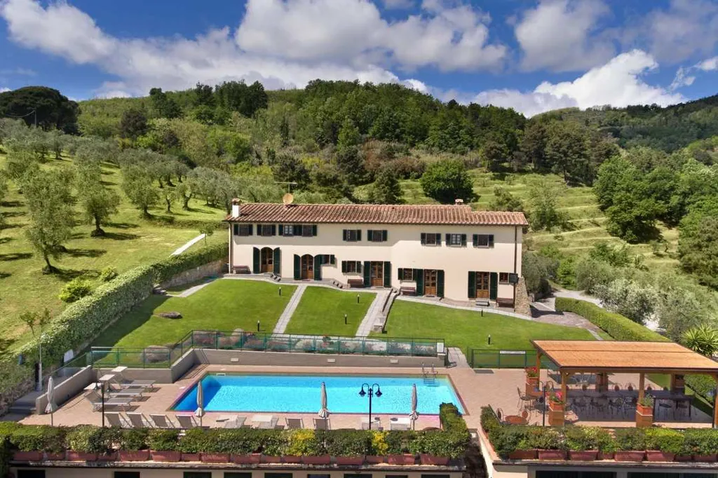Vue aérienne - Luxury Villa with Pool in Montecatini Terme