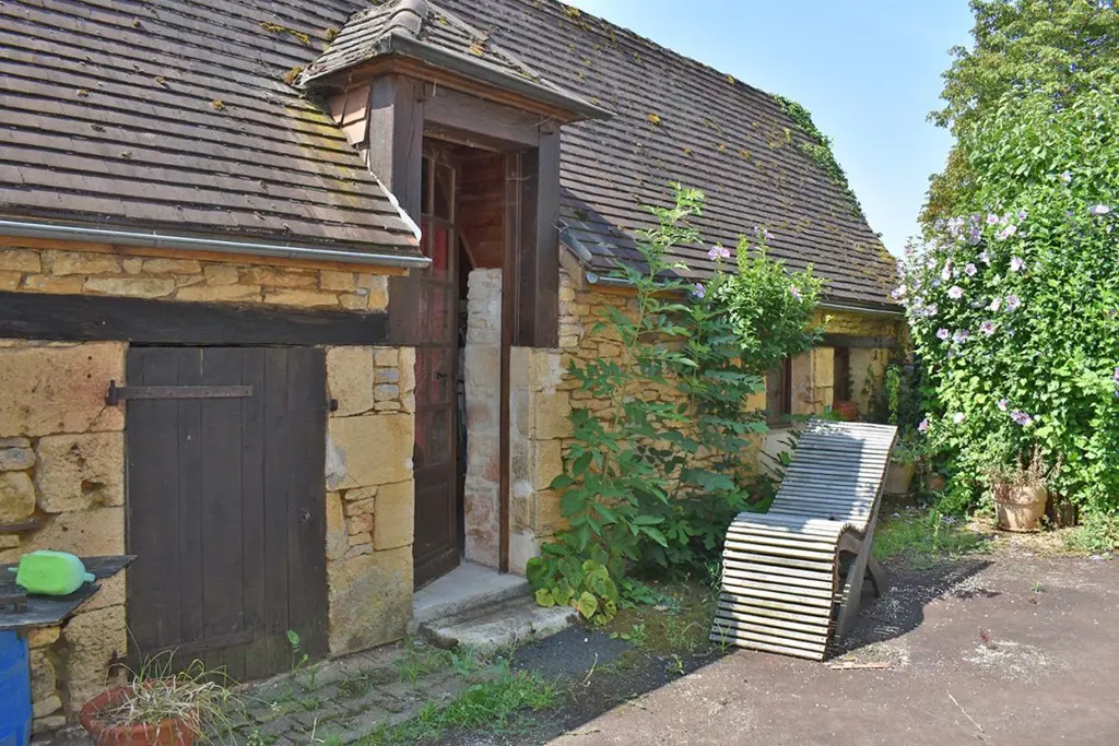 Garden - Stone Farmhouse with Multiple Buildings in Saint Genies