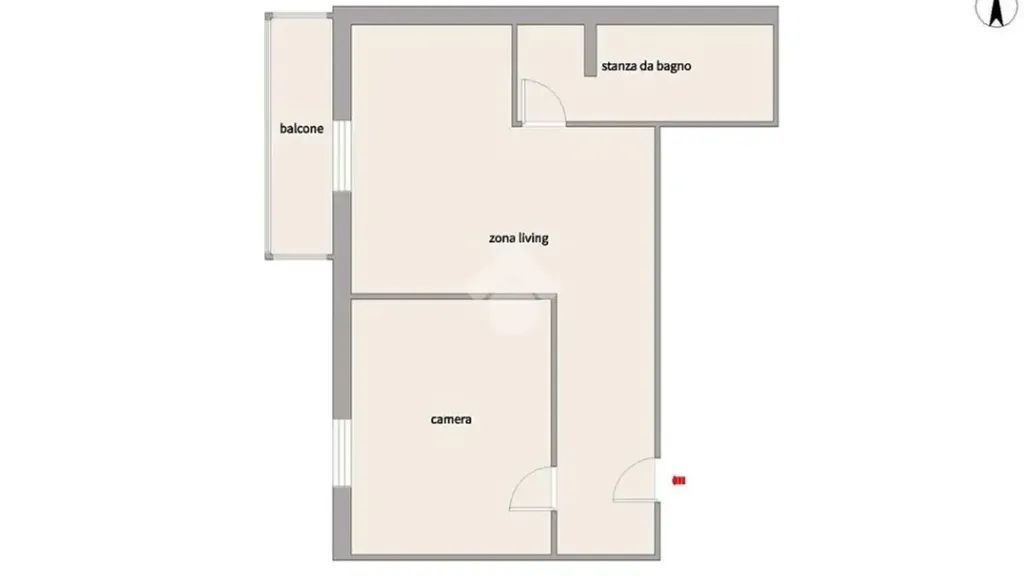 Plan - Rustic Flat with Balcony in Prato Centenaro, Milan