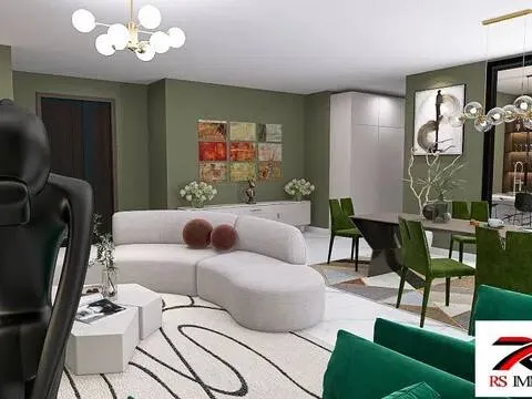 Soggiorno - Spacious Apartment with Balconies in Caserta
