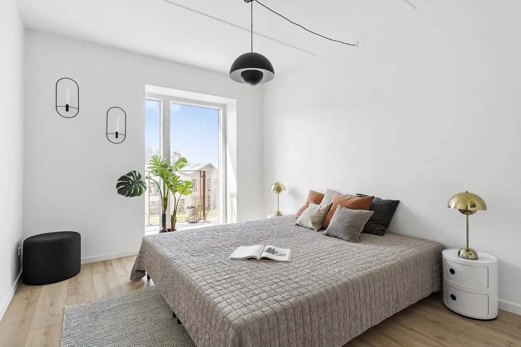Bedrooms - 3-Bedroom Flat in Aarhus North